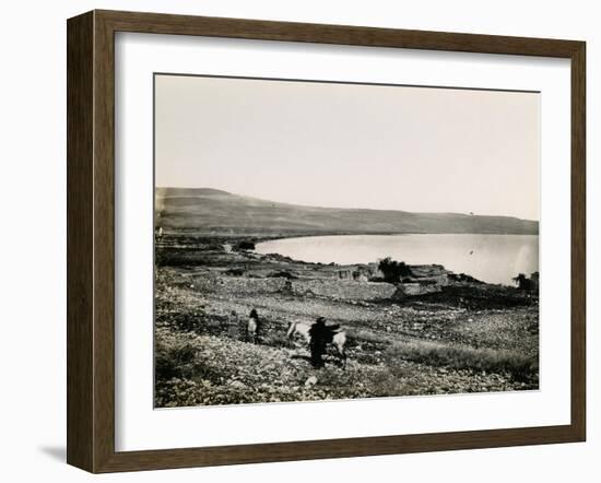 The Sea of Galilee, 1850s-Mendel John Diness-Framed Giclee Print
