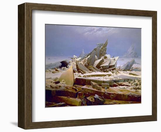 The Sea of Ice, C. 1823-1824-Caspar David Friedrich-Framed Giclee Print