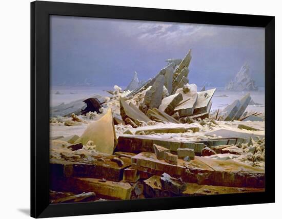 The Sea of Ice, C. 1823-1824-Caspar David Friedrich-Framed Giclee Print