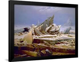 The Sea of Ice, C. 1823-1824-Caspar David Friedrich-Framed Giclee Print