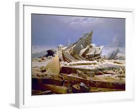 The Sea of Ice, C. 1823-1824-Caspar David Friedrich-Framed Giclee Print