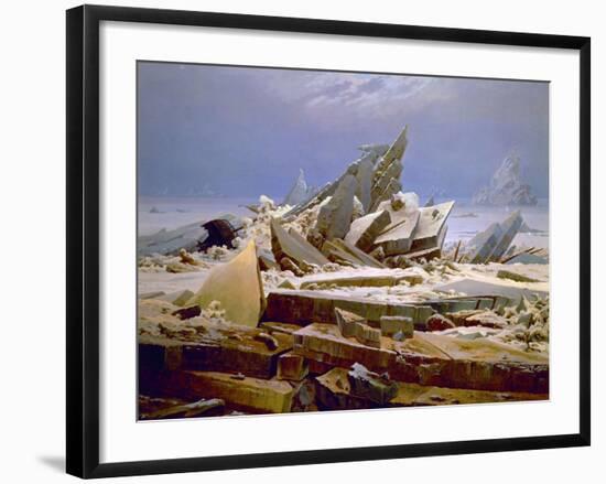 The Sea of Ice, C. 1823-1824-Caspar David Friedrich-Framed Giclee Print