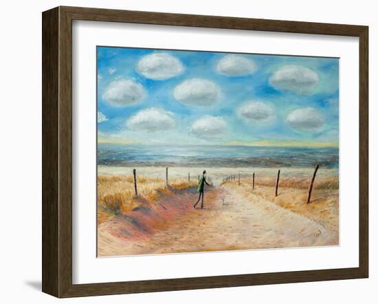 The Sea Path, 2016 (Oil on Panel)-Chris Ross Williamson-Framed Giclee Print