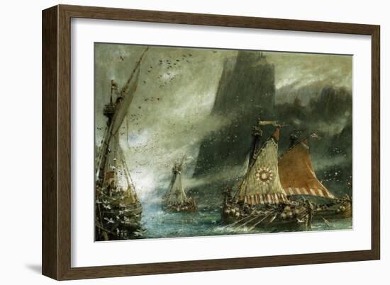 The Sea Raiders-Albert Goodwin-Framed Giclee Print