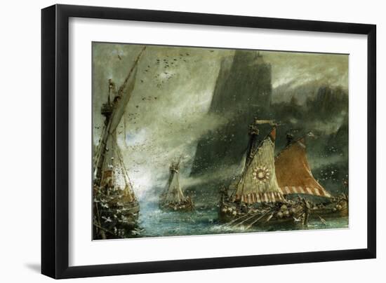 The Sea Raiders-Albert Goodwin-Framed Giclee Print