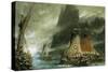 The Sea Raiders-Albert Goodwin-Stretched Canvas