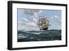 The Sea's Highway - The Australian Clipper Beltana-Montague Dawson-Framed Premium Giclee Print