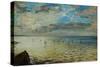 The Sea Seen from Dieppe, Ca-Eugene Delacroix-Stretched Canvas