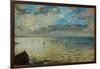 The Sea Seen from Dieppe, Ca-Eugene Delacroix-Framed Giclee Print
