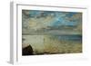 The Sea Seen from Dieppe, Ca-Eugene Delacroix-Framed Giclee Print