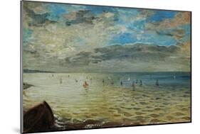 The Sea Seen from Dieppe, Ca-Eugene Delacroix-Mounted Giclee Print