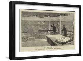 The Sea Serpent, Marine Monster Seen from the Ss City of Baltimore in the Gulf of Aden, 28 January-null-Framed Giclee Print