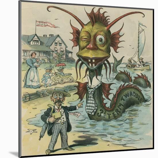 The Sea-Serpent Season Upon Us Again-Frederick Burr Opper-Mounted Art Print