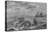 The "Sea-Serpent" Seen at Gloucester Bay Boston Massachusetts on Several Occasions-N. T. Gibson-Stretched Canvas