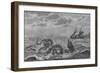 The "Sea-Serpent" Seen at Gloucester Bay Boston Massachusetts on Several Occasions-N. T. Gibson-Framed Art Print