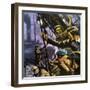 The Sea Wolf. Illustration to the Book by Jack London.-English School-Framed Giclee Print