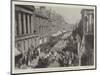 The Seaforth Highlanders Marching Through Inverness after their Recruiting Expedition-null-Mounted Giclee Print