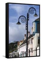 The Seafront, Lyme Regis, Dorset, UK-Natalie Tepper-Framed Stretched Canvas