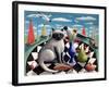 The Seagull and the Cat-PJ Crook-Framed Giclee Print