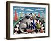 The Seagull and the Cat-PJ Crook-Framed Giclee Print