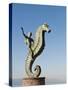 The Seahorse Sculpture on the Malecon, Puerto Vallarta, Jalisco, Mexico, North America-Michael DeFreitas-Stretched Canvas