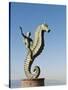 The Seahorse Sculpture on the Malecon, Puerto Vallarta, Jalisco, Mexico, North America-Michael DeFreitas-Stretched Canvas