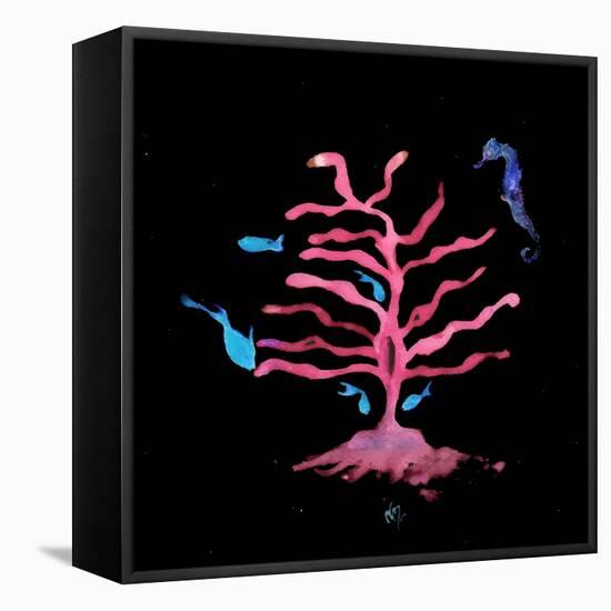 The Seahorse Tree, 2020 (mixed media)-Nancy Moniz Charalambous-Framed Stretched Canvas