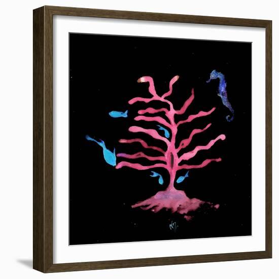 The Seahorse Tree, 2020 (mixed media)-Nancy Moniz Charalambous-Framed Giclee Print