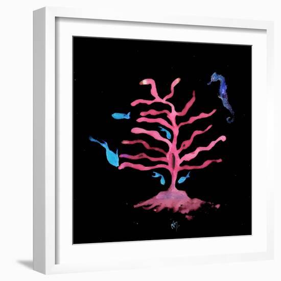 The Seahorse Tree, 2020 (mixed media)-Nancy Moniz Charalambous-Framed Giclee Print