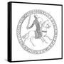 The Seal of King Henry II of England, 12th Century-null-Framed Stretched Canvas