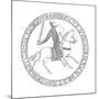 The Seal of King Henry II of England, 12th Century-null-Mounted Giclee Print