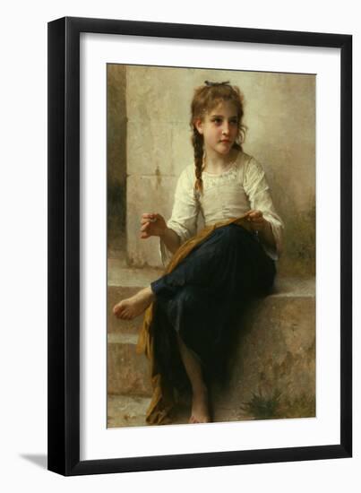The Seamstress, 1898-William-Adolphe Bouguereau-Framed Giclee Print