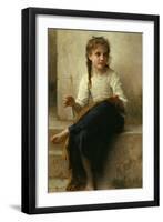 The Seamstress, 1898-William-Adolphe Bouguereau-Framed Giclee Print