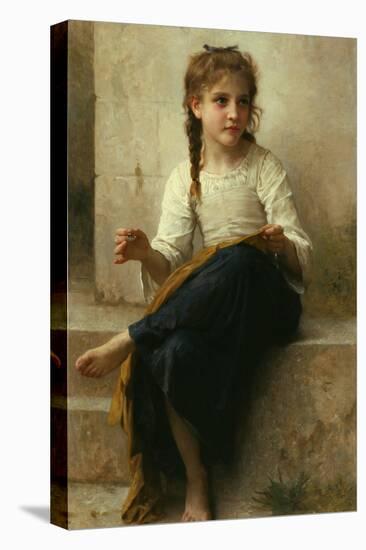 The Seamstress, 1898-William-Adolphe Bouguereau-Stretched Canvas