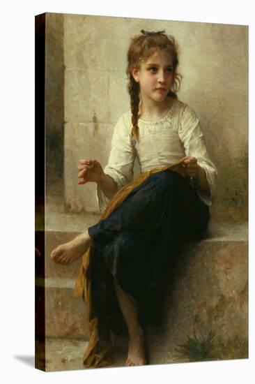 The Seamstress, 1898-William-Adolphe Bouguereau-Stretched Canvas