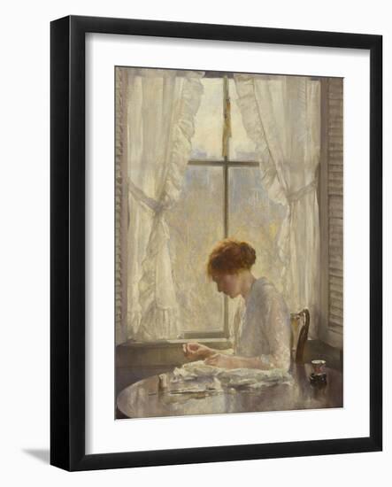 The Seamstress, 1916-Joseph Decamp-Framed Giclee Print