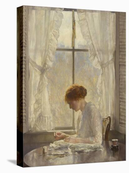 The Seamstress, 1916-Joseph Decamp-Stretched Canvas