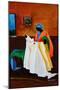 The Seamstress, 2011 (Acrylic on Wood)-Patricia Brintle-Mounted Giclee Print