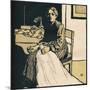 The Seamstress, C1900-Emil Orlik-Mounted Giclee Print