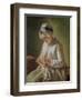 The Seamstress Or, Young Woman Working-Francoise Duparc-Framed Giclee Print