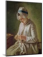 The Seamstress Or, Young Woman Working-Francoise Duparc-Mounted Giclee Print