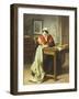 The Seamstress-Jules Trayer-Framed Giclee Print