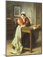 The Seamstress-Jules Trayer-Mounted Giclee Print