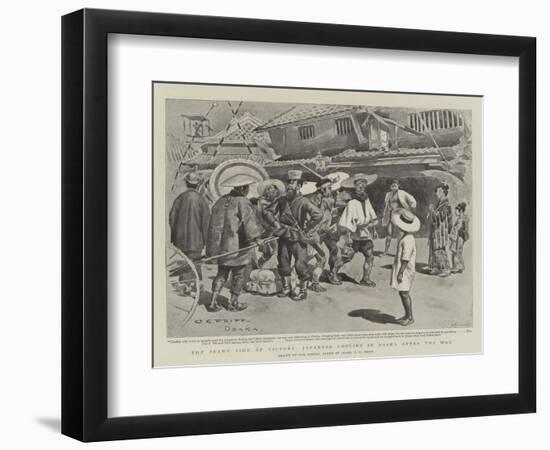 The Seamy Side of Victory, Japanese Coolies in Osaka after the War-Charles Edwin Fripp-Framed Premium Giclee Print