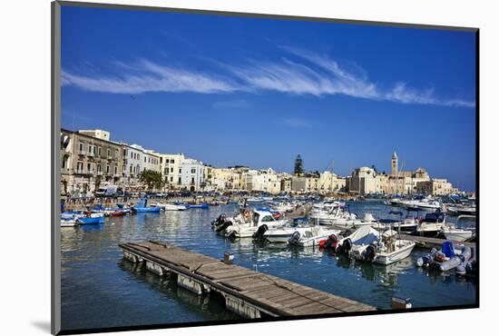 The seaport of Trani. Apulia, Italy, Mediterranean, Europe-Marco Brivio-Mounted Photographic Print