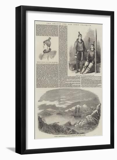 The Search for Sir John Franklin-null-Framed Giclee Print