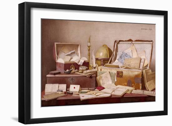 The Search for the Will, 1890-Benjamin Walter Spiers-Framed Giclee Print