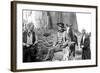 The Searchers, from Left: Harry Carey Jr., John Wayne, Hank Worden, 1956-null-Framed Photo