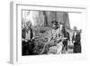 The Searchers, from Left: Harry Carey Jr., John Wayne, Hank Worden, 1956-null-Framed Photo