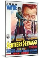 The Searchers, Italian Movie Poster, 1956-null-Mounted Art Print